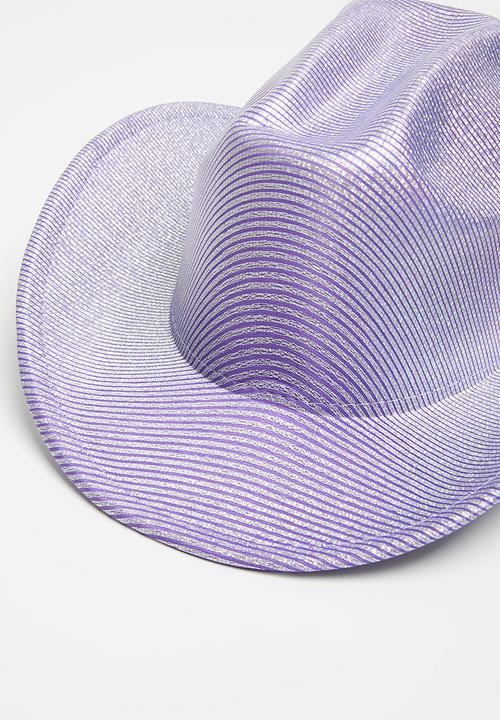 Pop Candy - Mettalic cowboy hat - purple