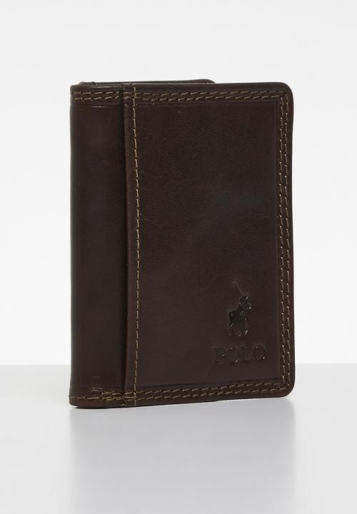 POLO - Credit Card Wallet - Brown