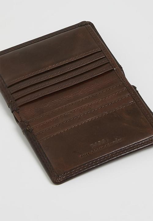 POLO - Credit Card Wallet - Brown
