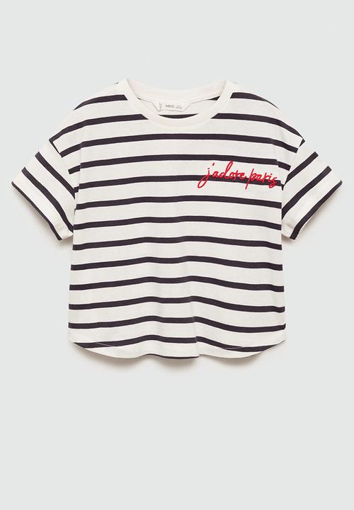 MANGO - T-shirt adore - navy