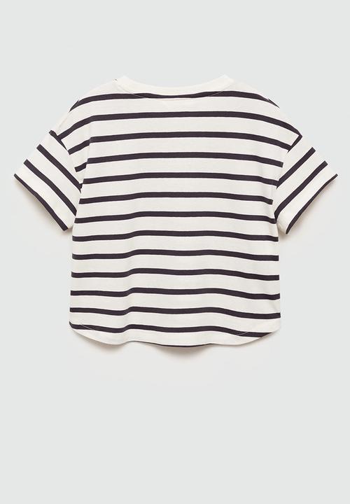 MANGO - T-shirt adore - navy