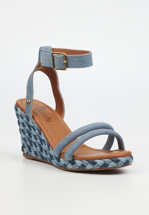 Butterfly Feet - Aleah 1 wedge - blue