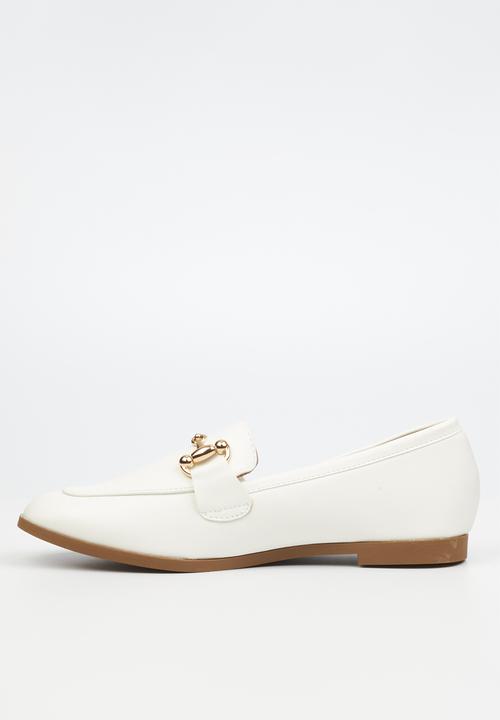Miss Black - Baylee 4 loafer - white