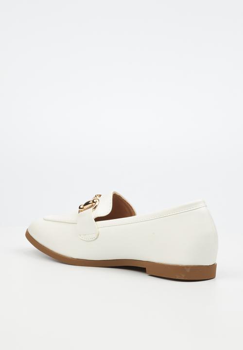Miss Black - Baylee 4 loafer - white