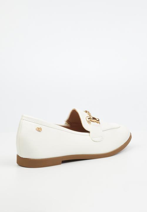 Miss Black - Baylee 4 loafer - white