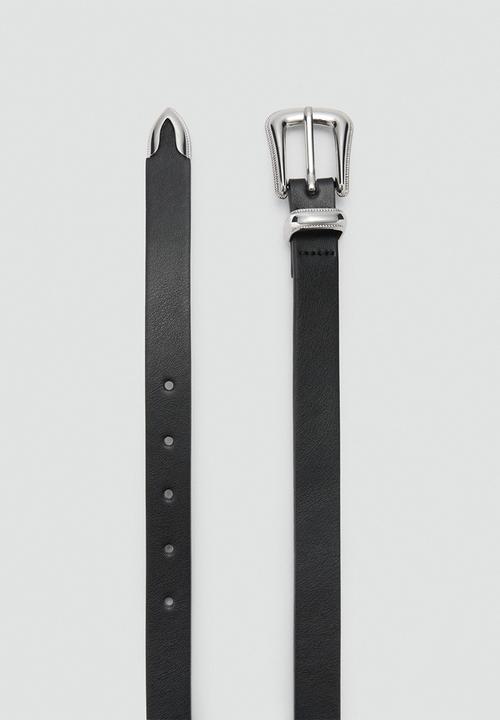MANGO - Belt cowboy - black