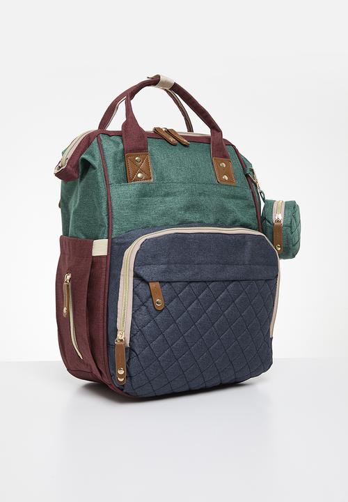 Pop Candy - Colour block nappy backpack - multi