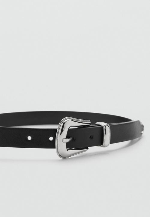 MANGO - Belt cowboy - black