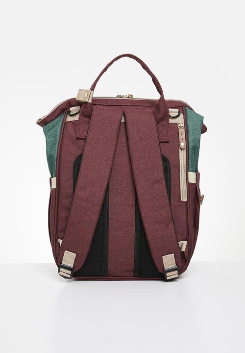 Pop Candy - Colour block nappy backpack - multi