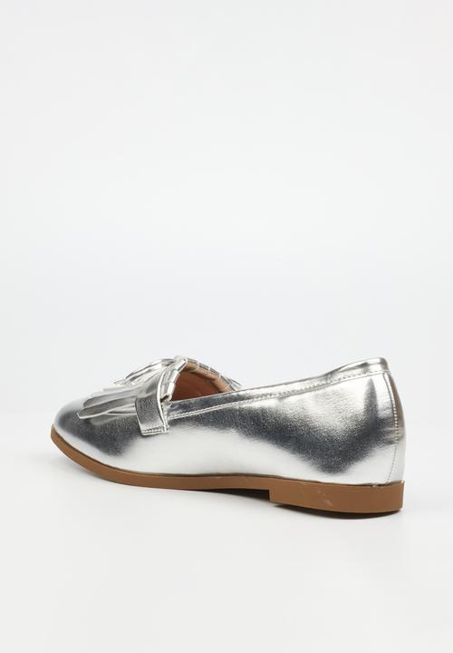 Miss Black - Baylee 5 loafer - silver