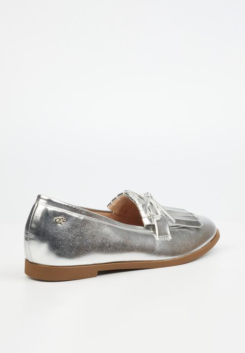 Miss Black - Baylee 5 loafer - silver