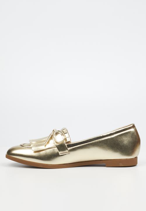 Miss Black - Baylee 5 loafer - gold