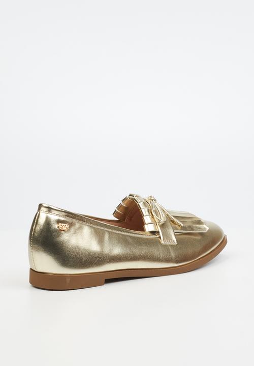 Miss Black - Baylee 5 loafer - gold