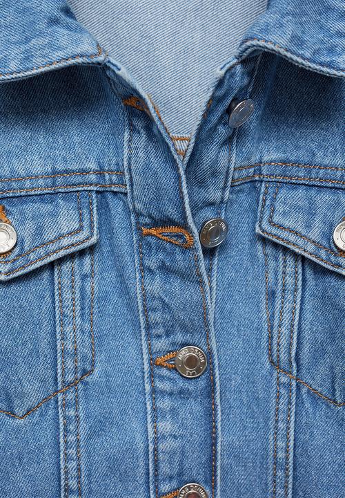 MANGO - Jacket alice7 - open blue