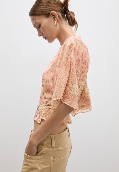MANGO - Blouse cuca - light beige