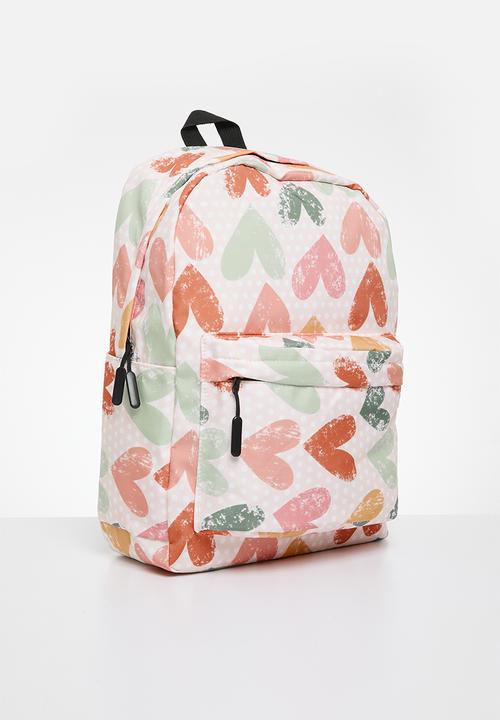Pop Candy - Heart print backpack - multi
