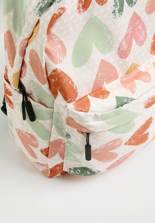 Pop Candy - Heart print backpack - multi