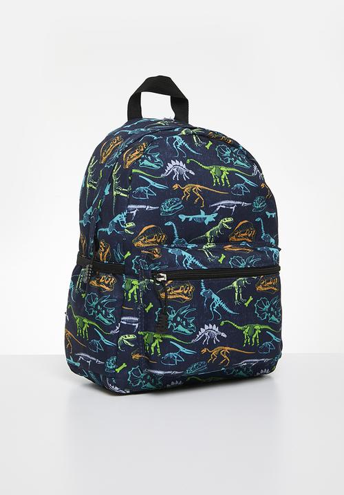 Pop Candy - Dino print backpack - dark blue