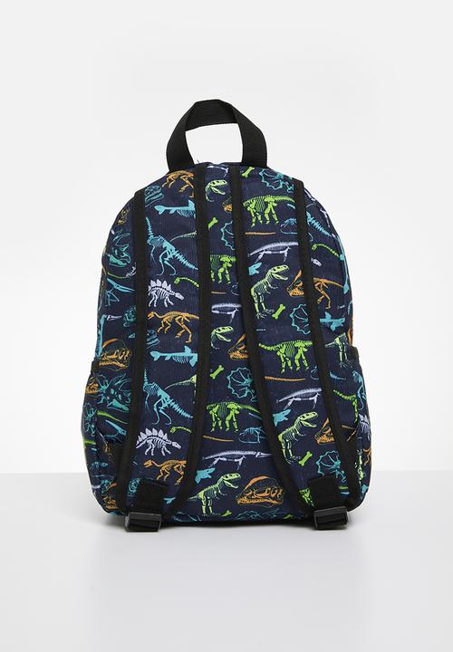 Pop Candy - Dino print backpack - dark blue