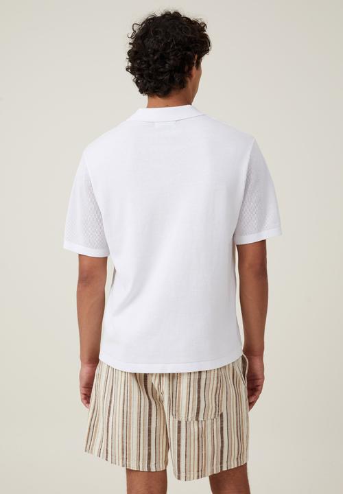 Cotton On - Easy short - natural multi stripe