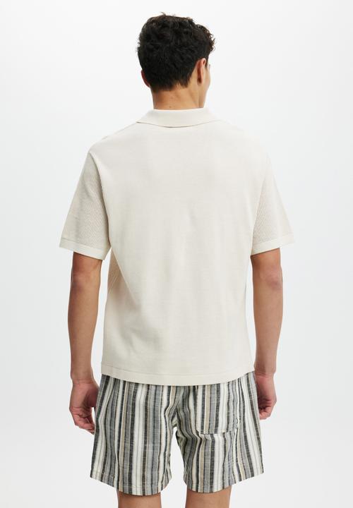 Cotton On - Easy short - black multi stripe