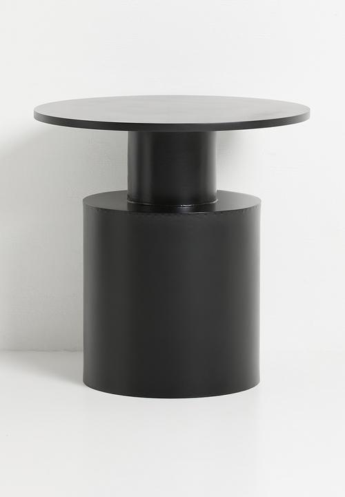 Native Decor - Totem nested coffee table set of 2 - black