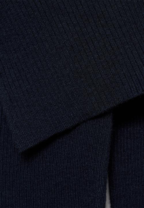 MANGO - Sweater shouldi - navy