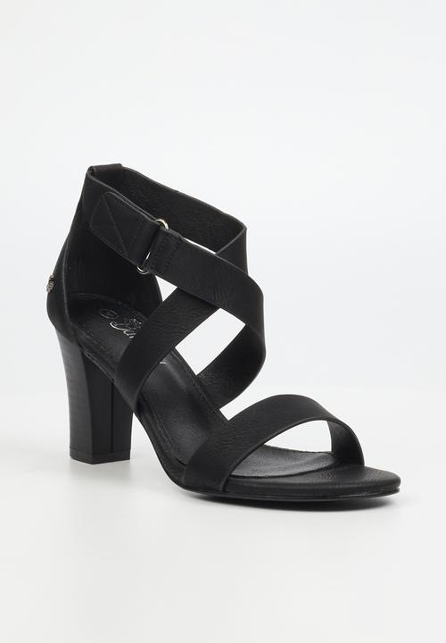 Butterfly Feet - Sheila 2 block heel - black