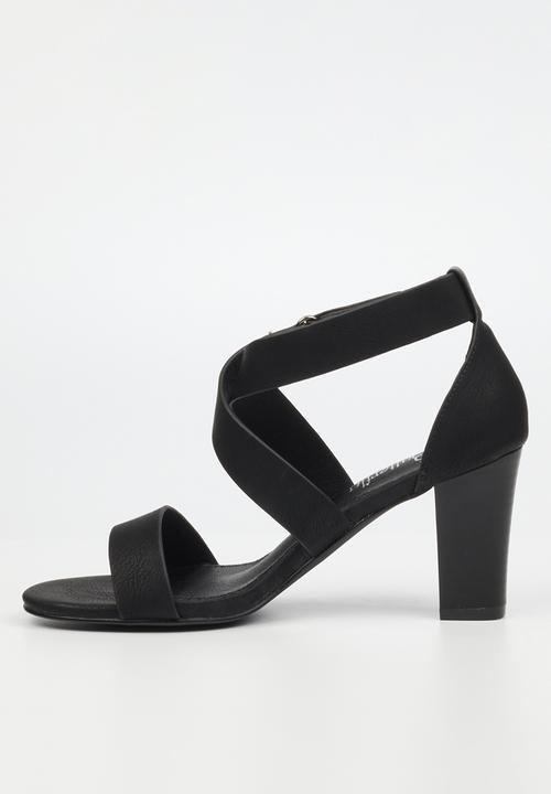 Butterfly Feet - Sheila 2 block heel - black