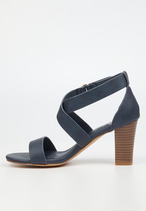 Butterfly Feet - Sheila 2 block heel - navy