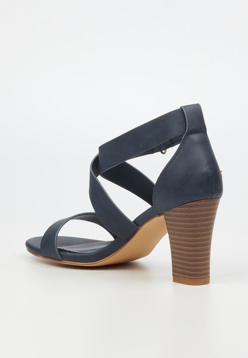Butterfly Feet - Sheila 2 block heel - navy