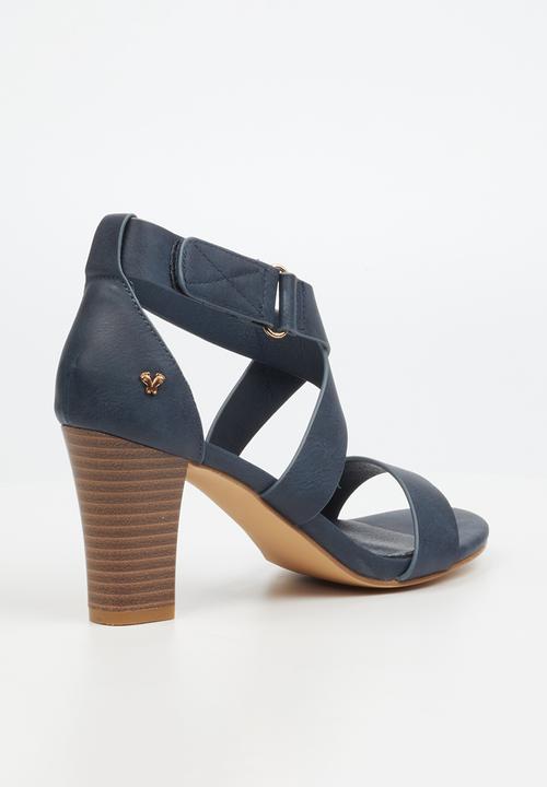Butterfly Feet - Sheila 2 block heel - navy