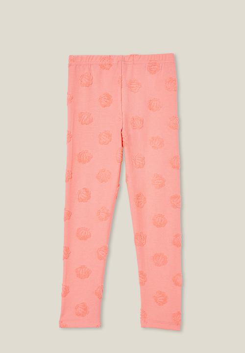 Cotton On - Huggie tights - clay pigeon/shells