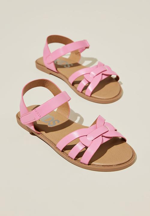 Cotton On - Georgie cross over sandal - pink gerbera