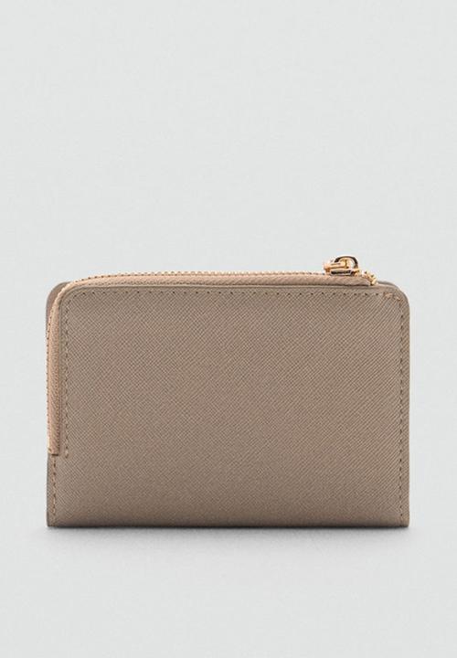 MANGO - Wallet martes - ligh pastel brown