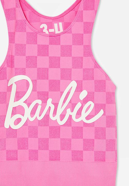 Cotton On - Barbie seamless tank - pink