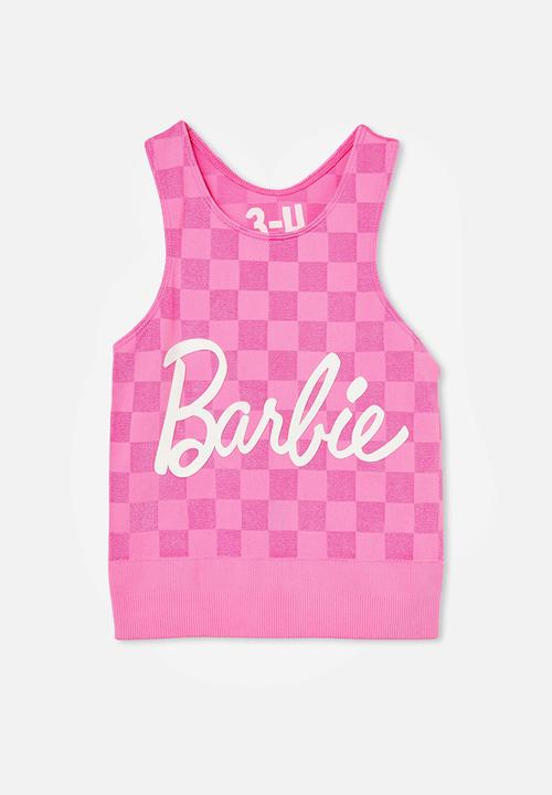 Cotton On - Barbie seamless tank - pink