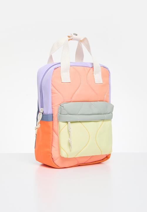 Pop Candy - Colour block back pack - multi