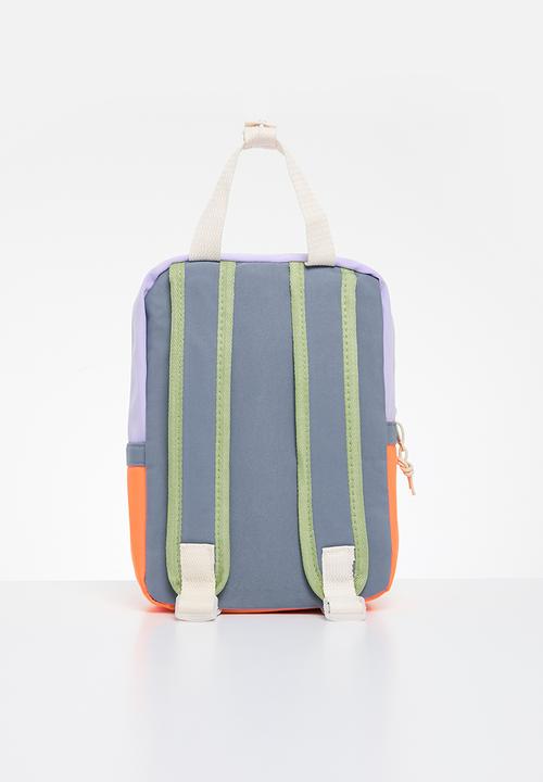 Pop Candy - Colour block back pack - multi