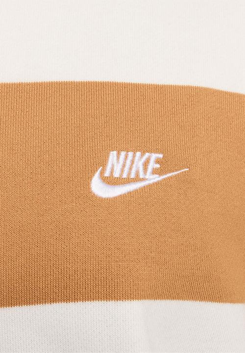 Nike - Nike Club Striped Heavyweight French Terry Crew - multi 