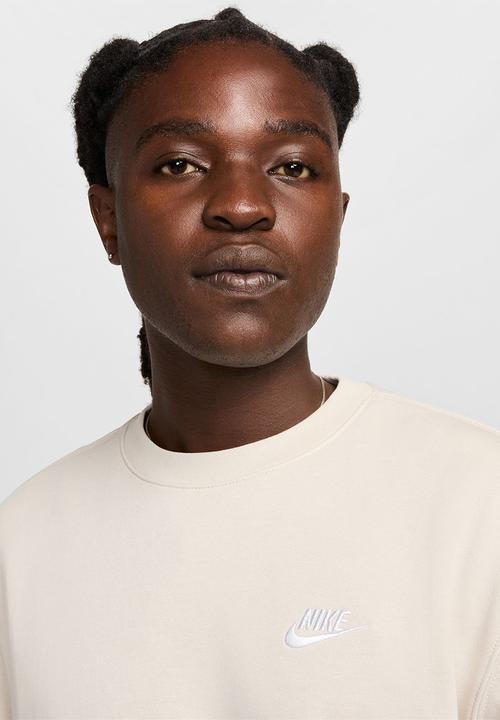 Nike - Nike Sportswear Club Crew - lt orewood brn/white