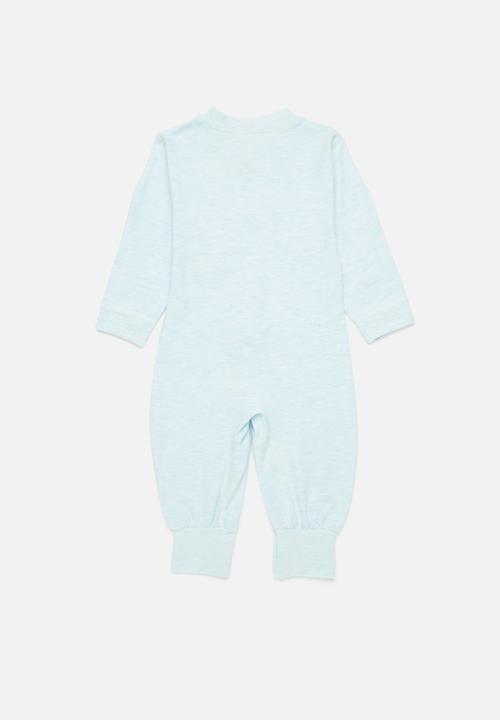 Pop Candy - Button down romper - light blue