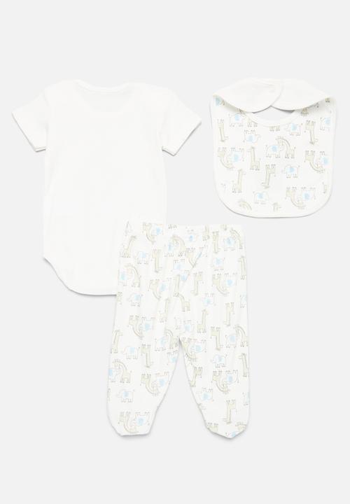 Pop Candy - Bodyvest legging & bib set - white