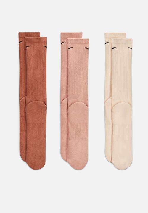 Nike - Nike everyday plus cushioned training crew socks 3 pairs - multi-color