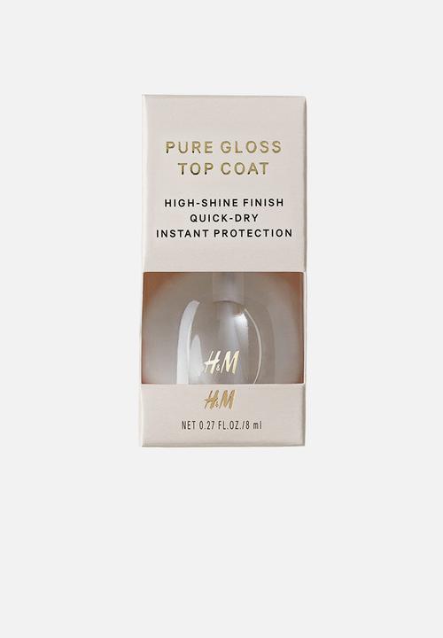 H&M - Nail top coat - transparent