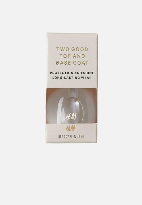 H&M - Top and base coat - transparent