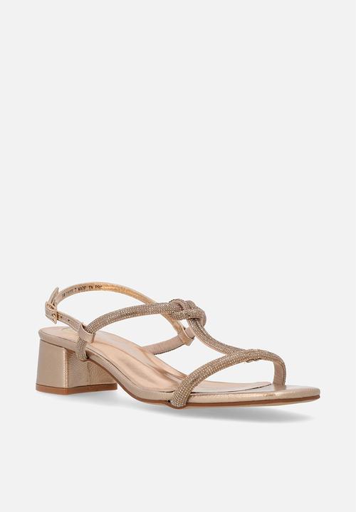 Footwork - Riona Block Heel - Rose Gold
