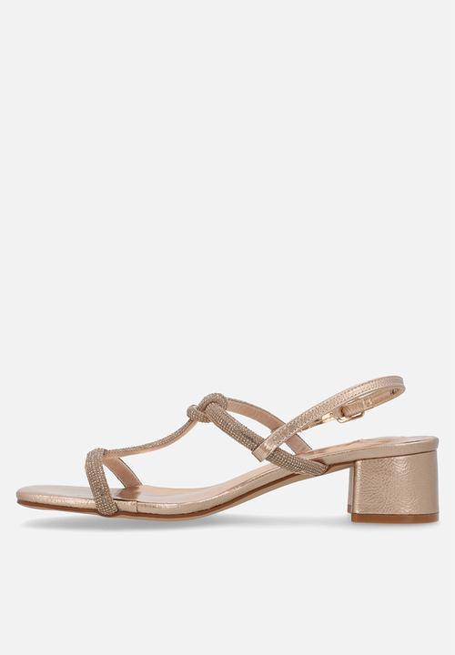 Footwork - Riona Block Heel - Rose Gold