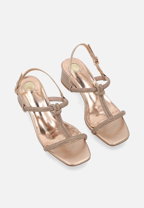 Footwork - Riona Block Heel - Rose Gold