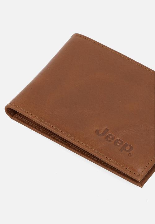 JEEP - Billfold Wallet - Chocolate